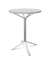 Schaffner PIX Table haute bistrot Ø80cm H:110cm Gris Argent 78 Galvanisé à chaud 02 