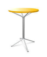 Schaffner PIX Table haute bistrot Ø80cm H:110cm Jaune 11 Galvanisé à chaud 02 