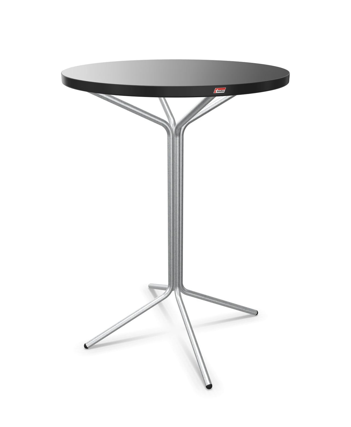 Schaffner PIX Table haute bistrot Ø80cm H:110cm Noir 91 Galvanisé à chaud 02 