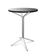 Schaffner PIX Table haute bistrot Ø80cm H:110cm Noir 91 Galvanisé à chaud 02 