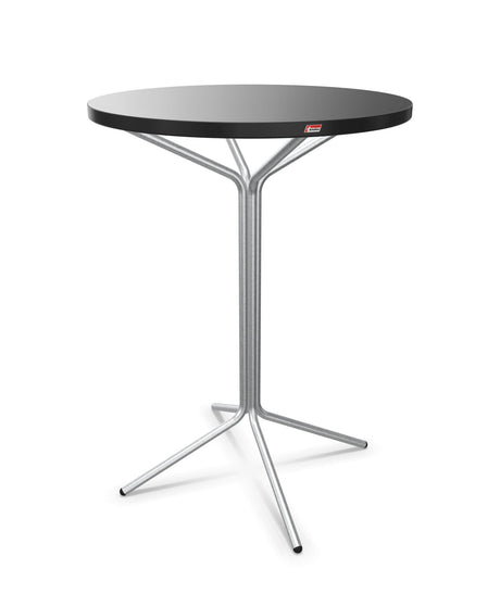 Schaffner PIX Table haute bistrot Ø80cm H:110cm Noir 91 Galvanisé à chaud 02 