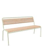 Schaffner Rigi Banc à lattes 3 places sans accoudoirs Bois Huilé 94 Vert Pastel 64 