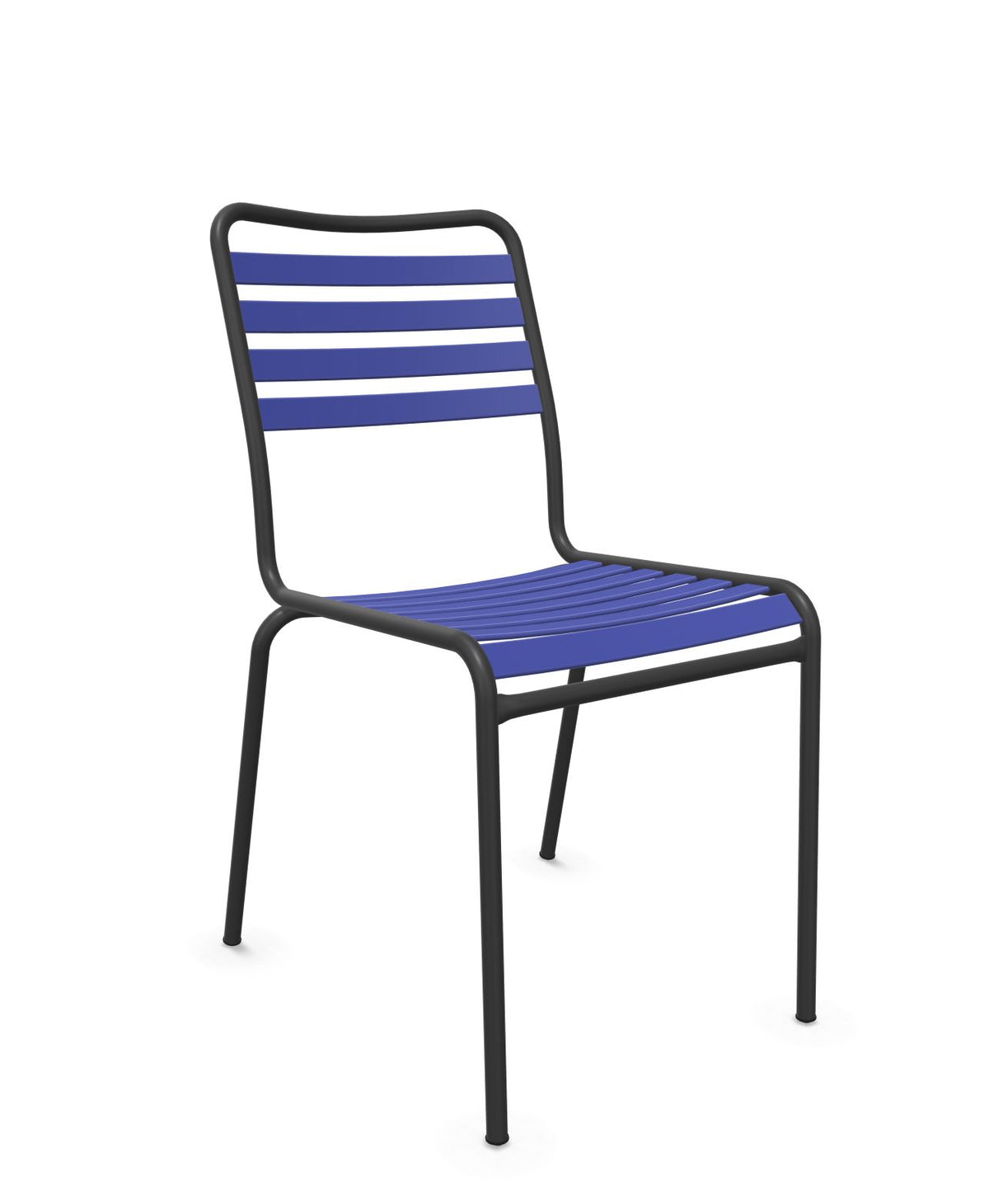 Schaffner Rigi Chaise Repas Lattes Bleu 53 Anthracite 77 