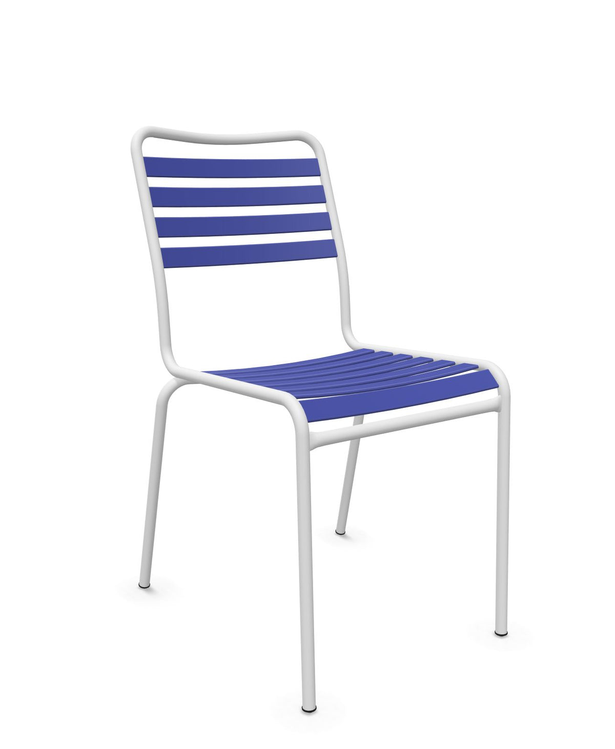 Schaffner Rigi Chaise Repas Lattes Bleu 53 Blanc 90 