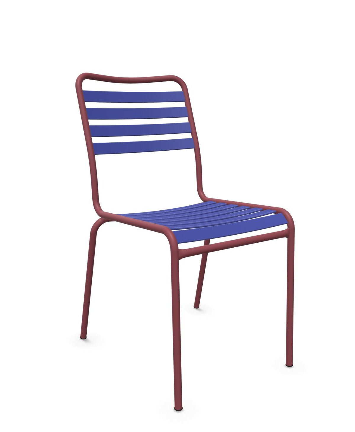 Schaffner Rigi Chaise Repas Lattes Bleu 53 Bordeaux 38 