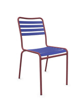Schaffner Rigi Chaise Repas Lattes Bleu 53 Bordeaux 38 