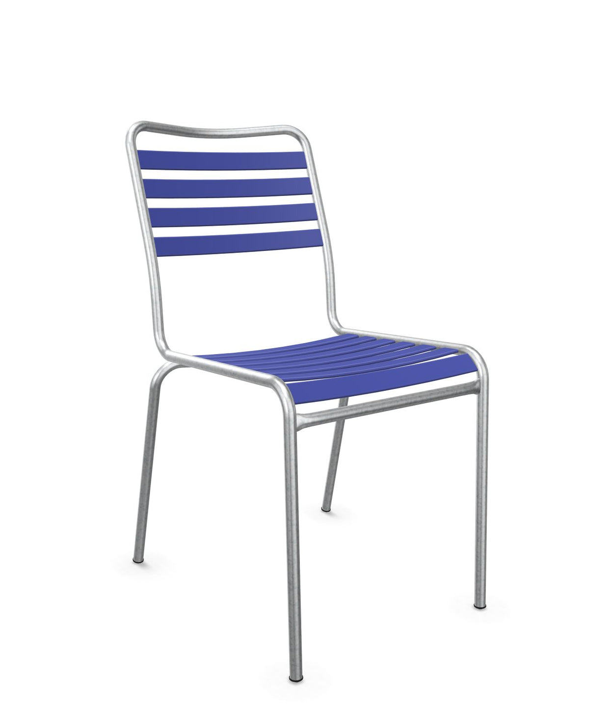Schaffner Rigi Chaise Repas Lattes Bleu 53 Galvanisé à chaud 02 