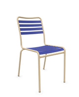 Schaffner Rigi Chaise Repas Lattes Bleu 53 Marron Pastel 83 