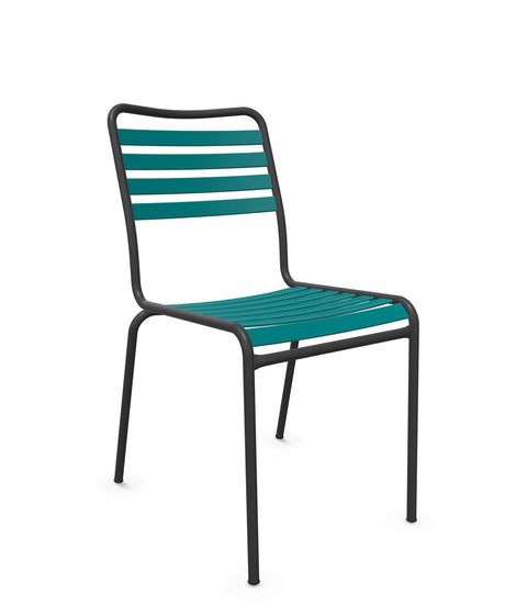 Schaffner Rigi Chaise Repas Lattes Bleu Kali 56 Anthracite 77 