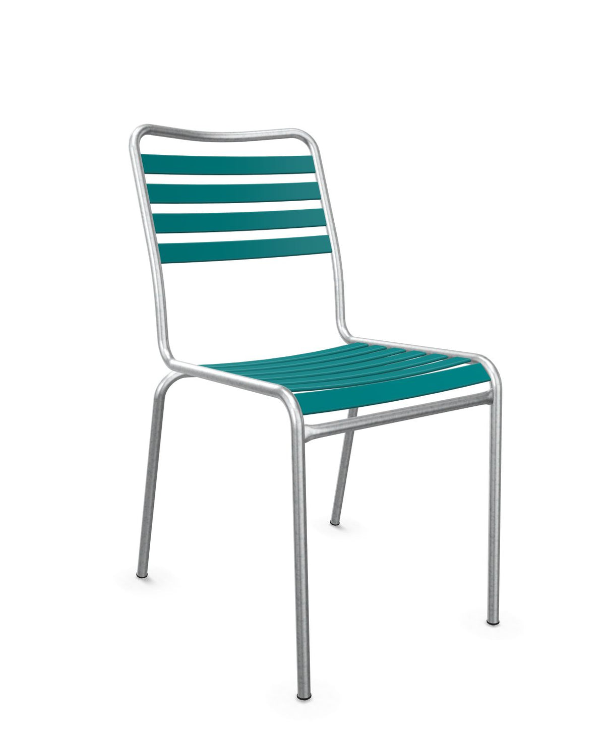 Schaffner Rigi Chaise Repas Lattes Bleu Kali 56 Galvanisé à chaud 02 