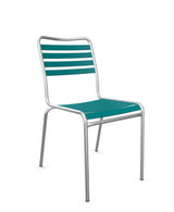 Schaffner Rigi Chaise Repas Lattes Bleu Kali 56 Galvanisé à chaud 02 