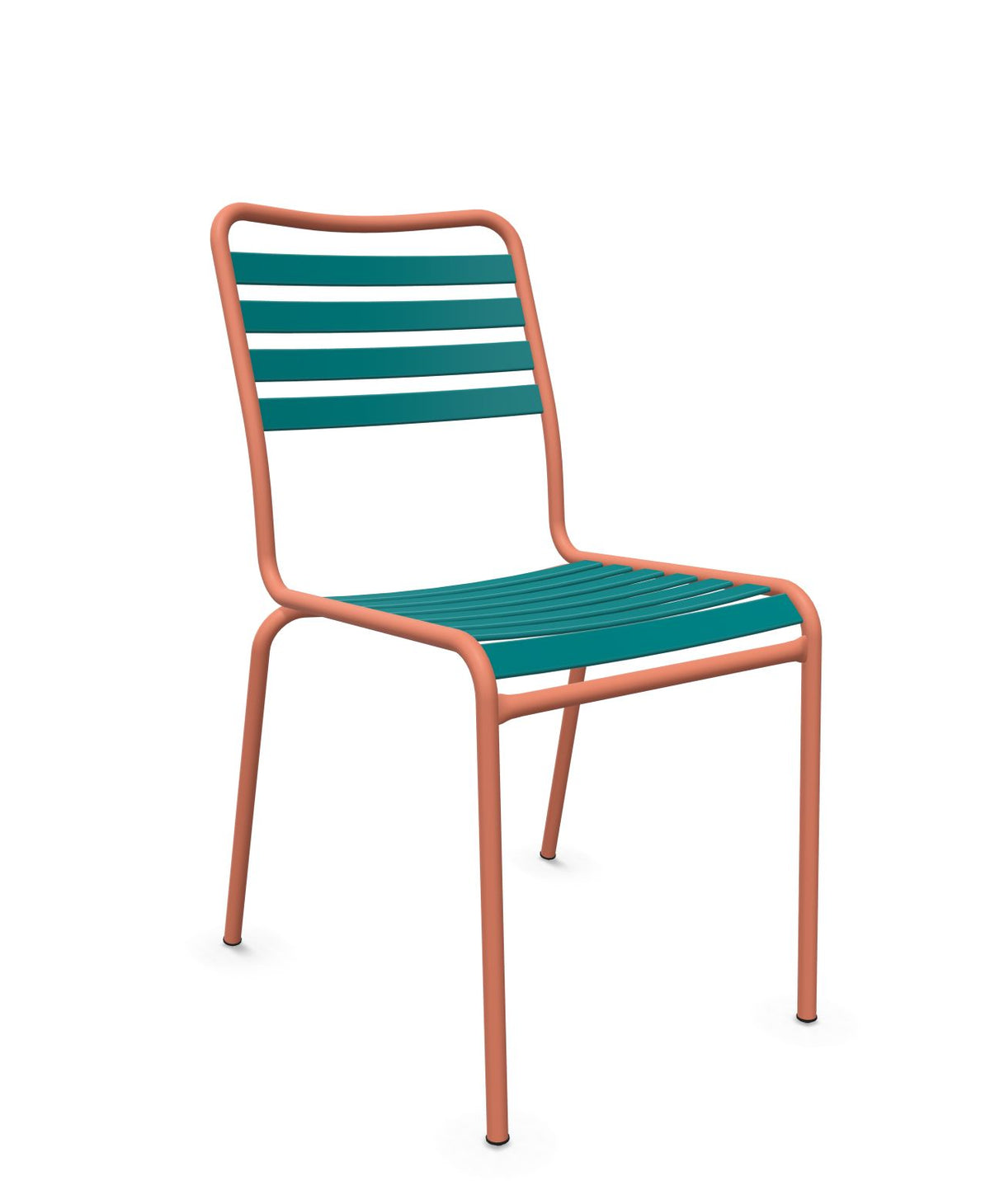 Schaffner Rigi Chaise Repas Lattes Bleu Kali 56 Terracotta 84 