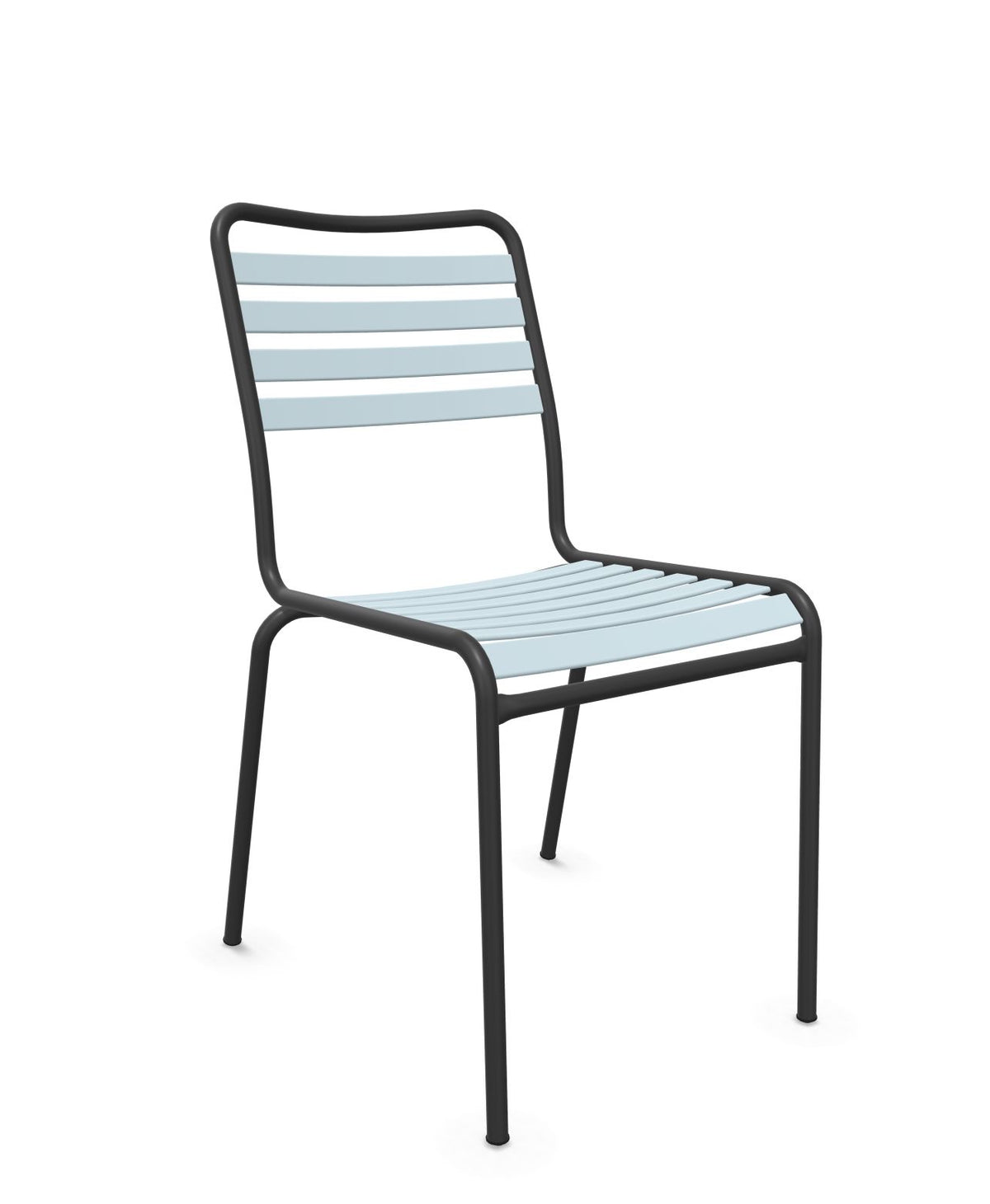 Schaffner Rigi Chaise Repas Lattes Bleu Pastel 51 Anthracite 77 