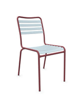 Schaffner Rigi Chaise Repas Lattes Bleu Pastel 51 Bordeaux 38 