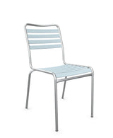 Schaffner Rigi Chaise Repas Lattes Bleu Pastel 51 Galvanisé à chaud 02 