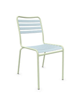 Schaffner Rigi Chaise Repas Lattes Bleu Pastel 51 Vert Pastel 64 