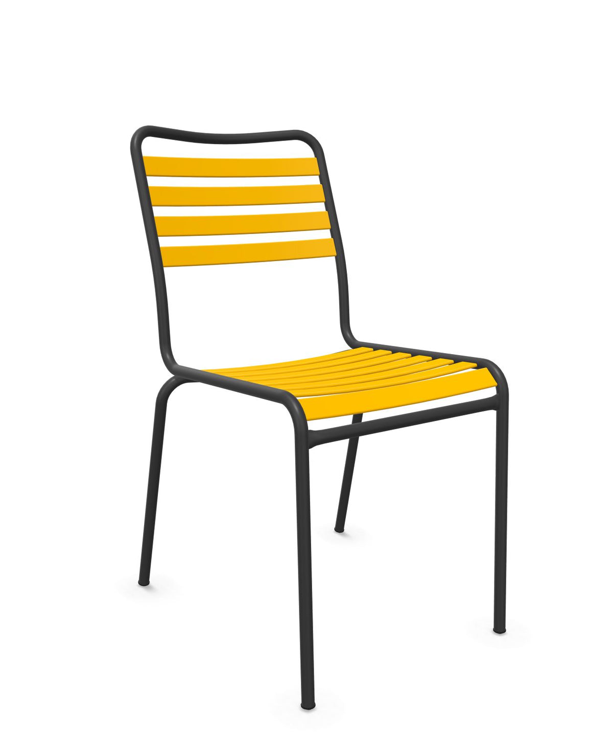 Schaffner Rigi Chaise Repas Lattes Jaune 11 Anthracite 77 