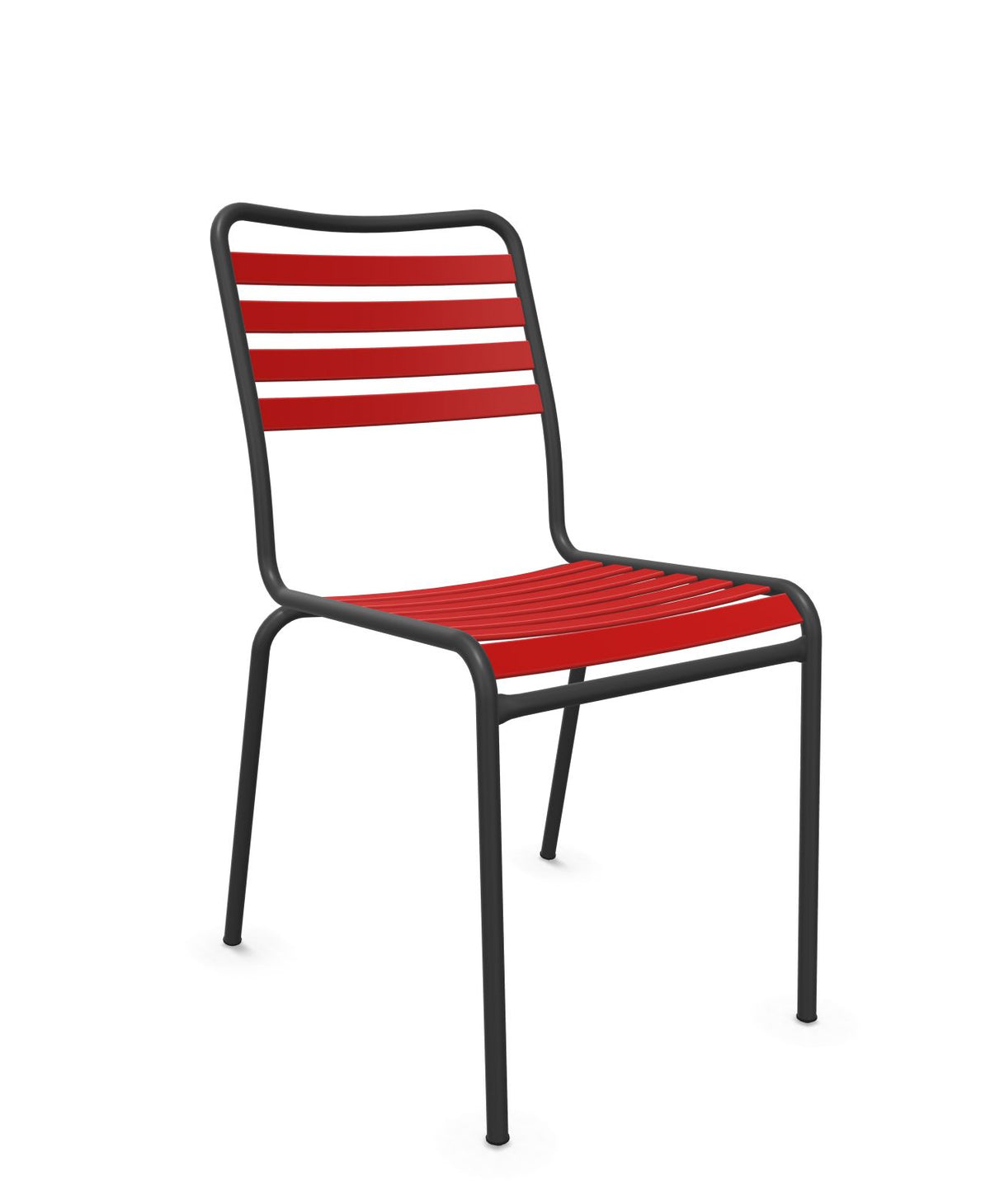 Schaffner Rigi Chaise Repas Lattes Rouge 30 Anthracite 77 