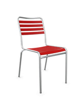 Schaffner Rigi Chaise Repas Lattes Rouge 30 Galvanisé à chaud 02 