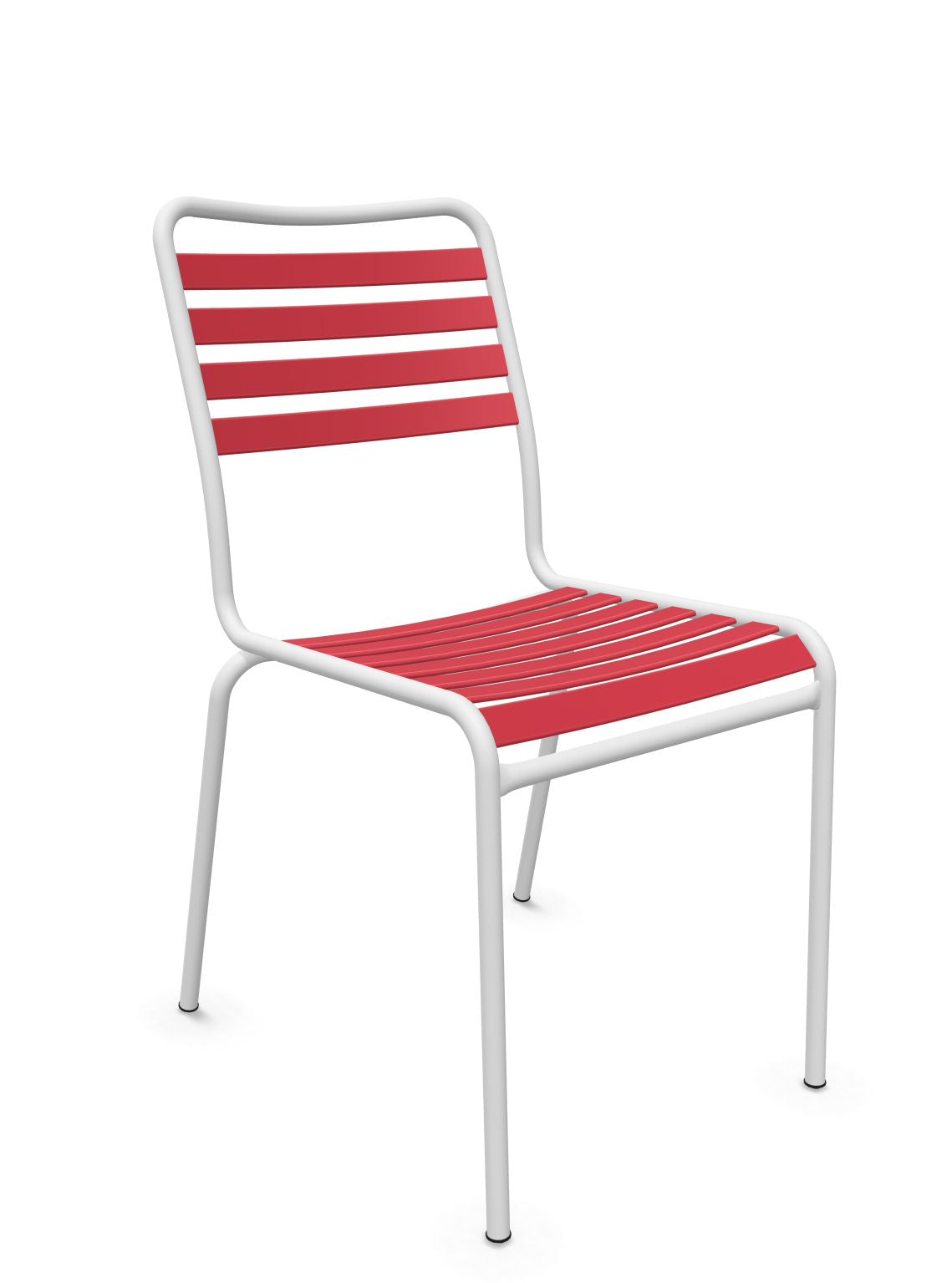 Schaffner Rigi Chaise Repas Lattes Rouge Érable 33 Blanc 90 