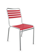 Schaffner Rigi Chaise Repas Lattes Rouge Érable 33 Galvanisé à chaud 02 