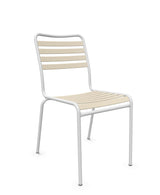 Schaffner Rigi Chaise Repas Lattes Sable Pastel 15 Blanc 90 