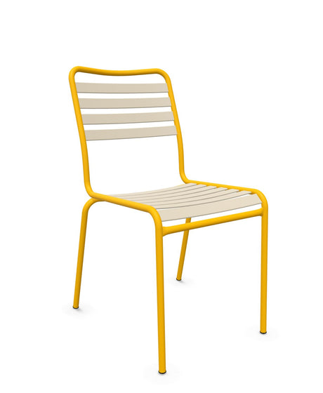Schaffner Rigi Chaise Repas Lattes Sable Pastel 15 Jaune 11 