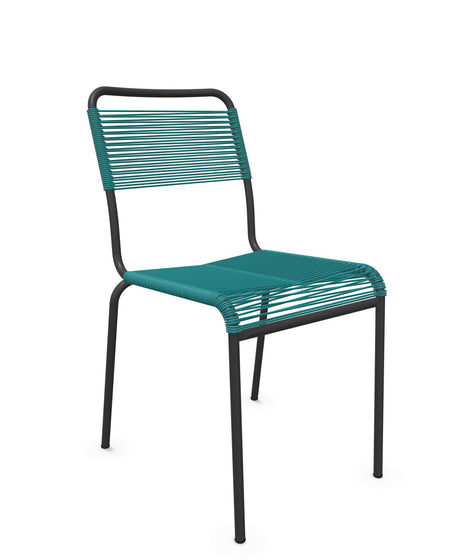 Schaffner Rigi chaise repas Spaghetti Bleu Kali 56 Anthracite 77 