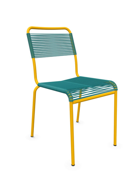Schaffner Rigi chaise repas Spaghetti Bleu Kali 56 Jaune 11 