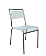 Schaffner Rigi chaise repas Spaghetti Bleu Pastel 51 Anthracite 77 