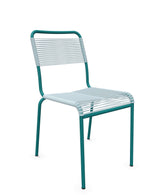 Schaffner Rigi chaise repas Spaghetti Bleu Pastel 51 Bleu Kali 56 