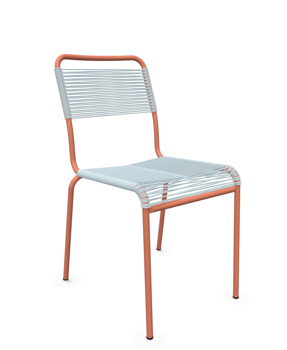 Schaffner Rigi chaise repas Spaghetti Bleu Pastel 51 Terracotta 84 