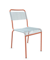Schaffner Rigi chaise repas Spaghetti Bleu Pastel 51 Terracotta 84 