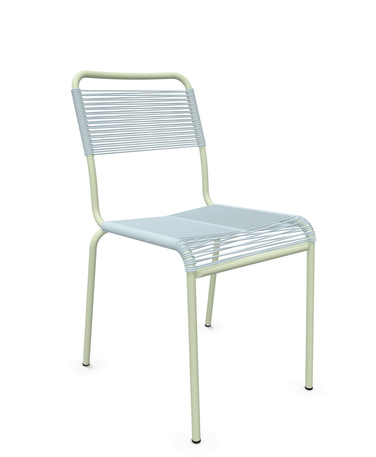 Schaffner Rigi chaise repas Spaghetti Bleu Pastel 51 Vert Pastel 64 