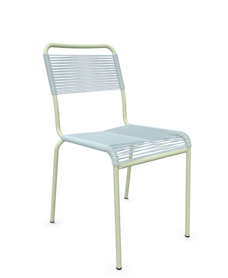 Schaffner Rigi chaise repas Spaghetti Bleu Pastel 51 Vert Pastel 64 