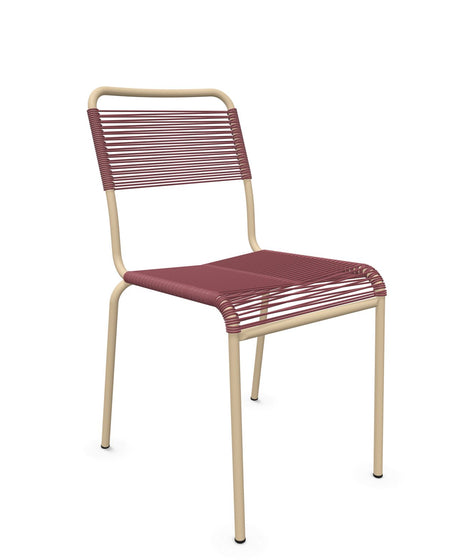 Schaffner Rigi chaise repas Spaghetti Bordeaux 38 Marron Pastel 83 