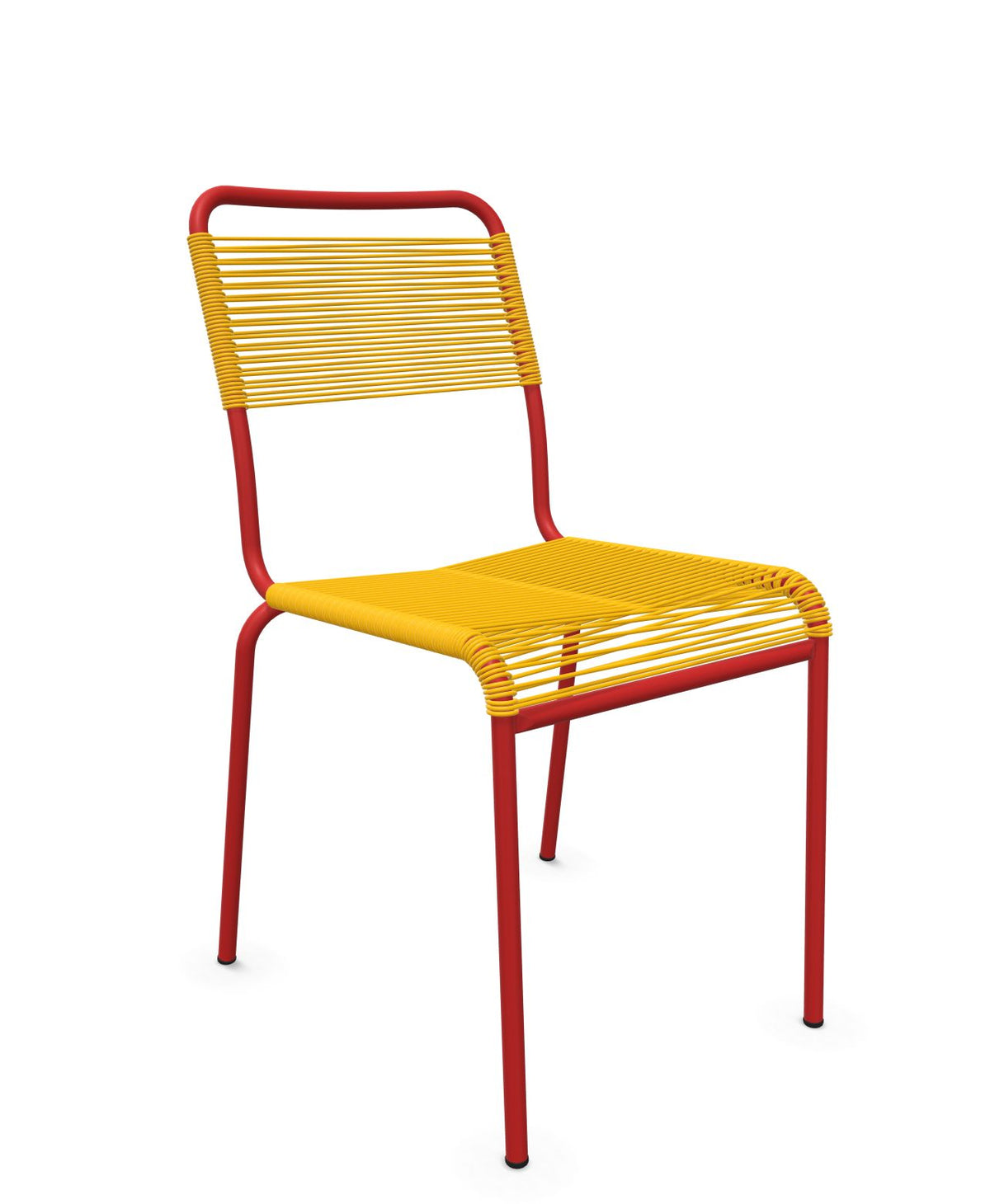 Schaffner Rigi chaise repas Spaghetti Jaune 11 Rouge 30 