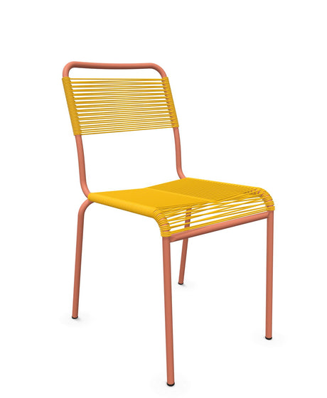 Schaffner Rigi chaise repas Spaghetti Jaune 11 Terracotta 84 