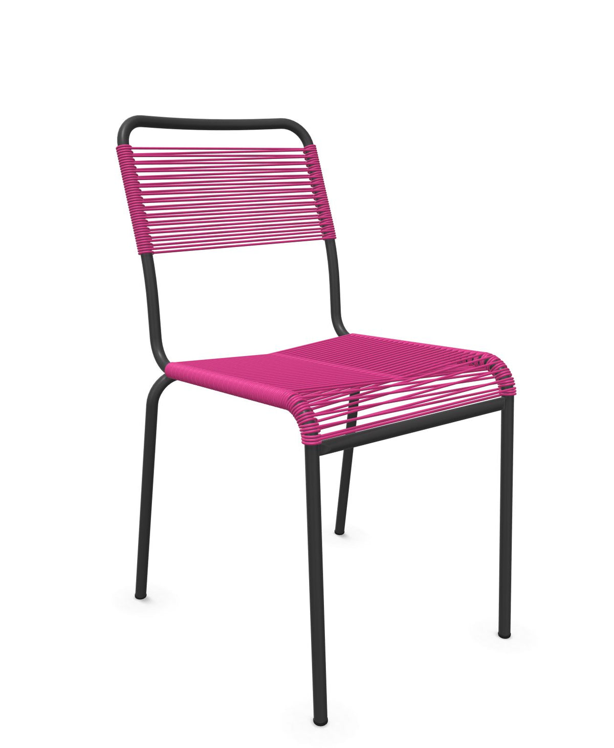 Schaffner Rigi chaise repas Spaghetti Rose 41 Anthracite 77 