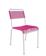 Schaffner Rigi chaise repas Spaghetti Rose 41 Blanc 90 