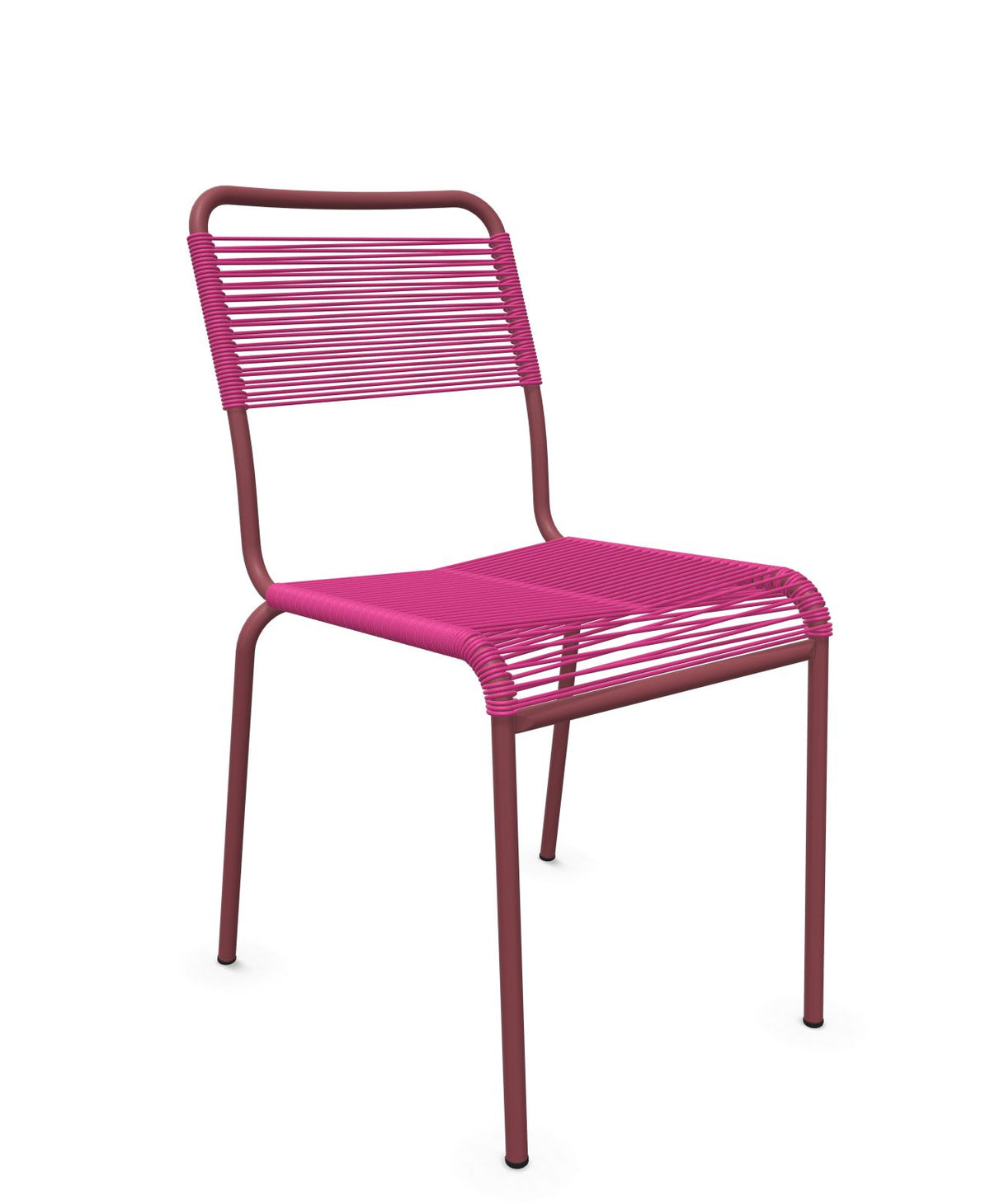 Schaffner Rigi chaise repas Spaghetti Rose 41 Bordeaux 38 