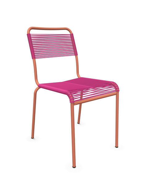 Schaffner Rigi chaise repas Spaghetti Rose 41 Terracotta 84 