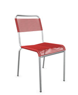 Schaffner Rigi chaise repas Spaghetti Rouge 30 Galvanisé à chaud 02 