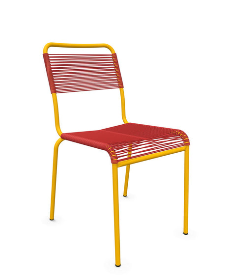 Schaffner Rigi chaise repas Spaghetti Rouge 30 Jaune 11 