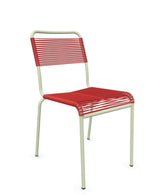 Schaffner Rigi chaise repas Spaghetti Rouge 30 Vert Pastel 64 
