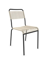 Schaffner Rigi chaise repas Spaghetti Sable Pastel 15 Anthracite 77 