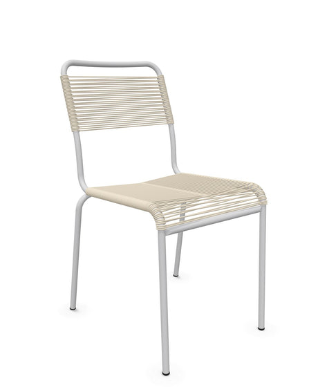 Schaffner Rigi chaise repas Spaghetti Sable Pastel 15 Gris Argent 78 