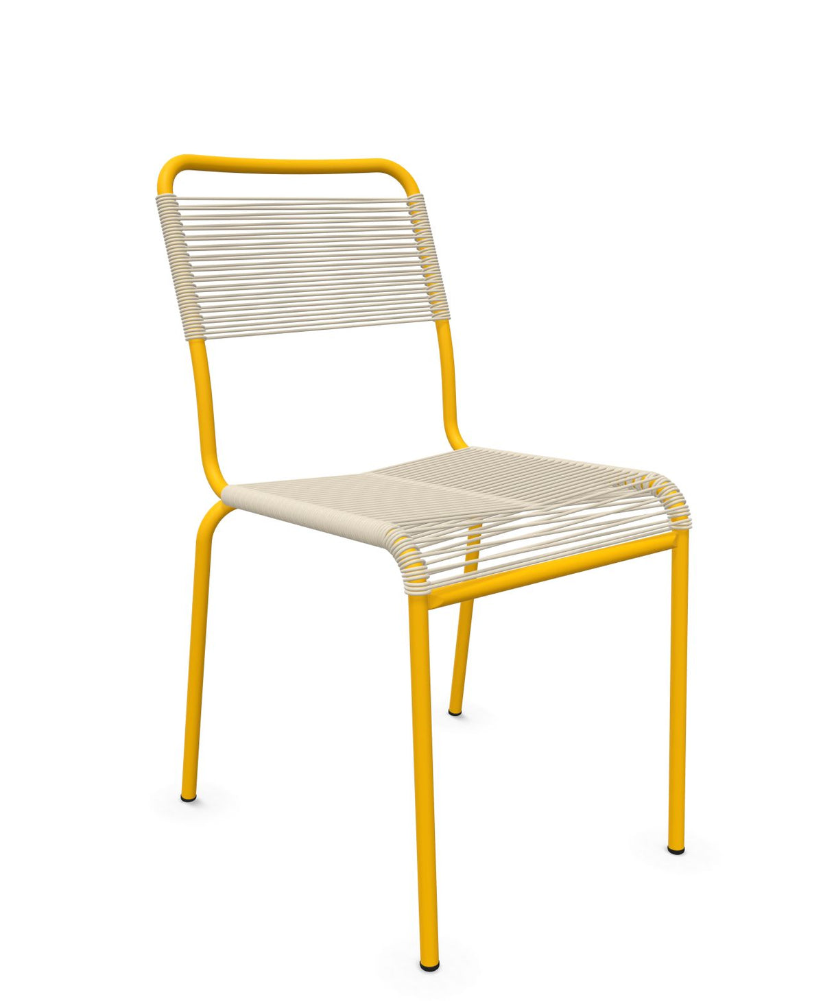 Schaffner Rigi chaise repas Spaghetti Sable Pastel 15 Jaune 11 