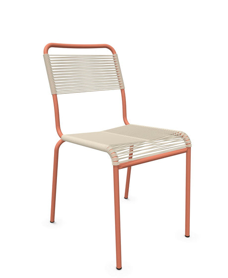Schaffner Rigi chaise repas Spaghetti Sable Pastel 15 Terracotta 84 