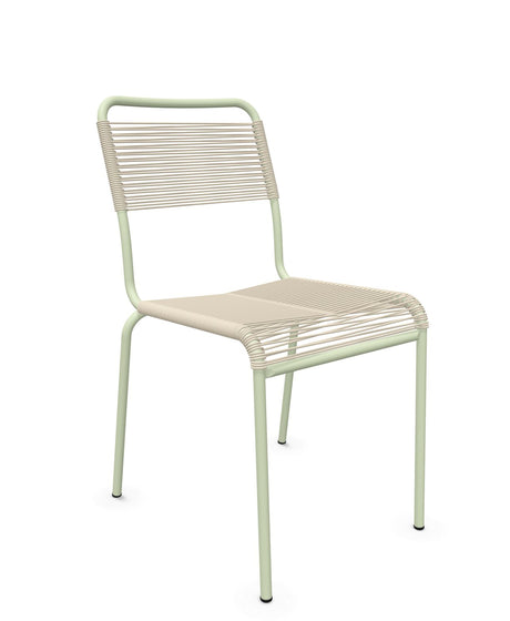 Schaffner Rigi chaise repas Spaghetti Sable Pastel 15 Vert Pastel 64 